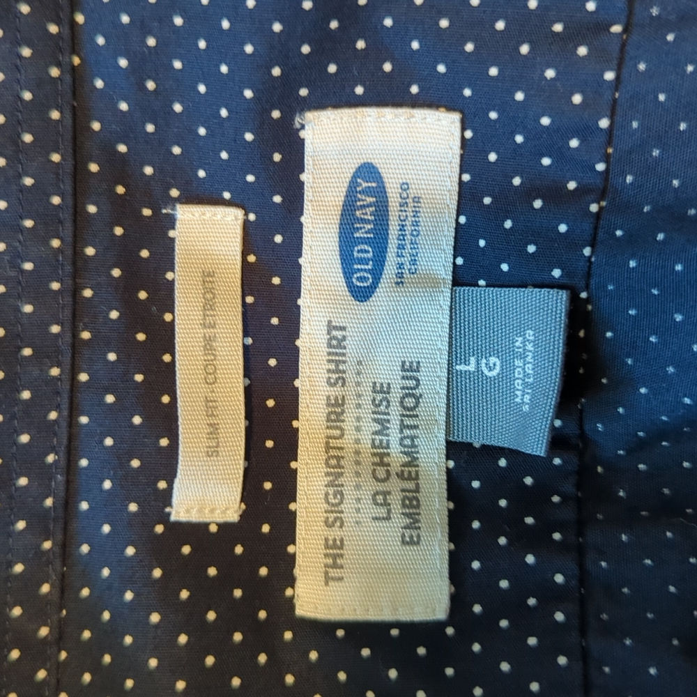 Old Navy Men's Shirt Size L - Picture 5 of 5